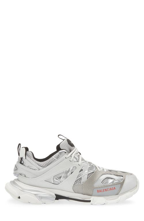 Shop Balenciaga Track Sneaker In Silver/white/black