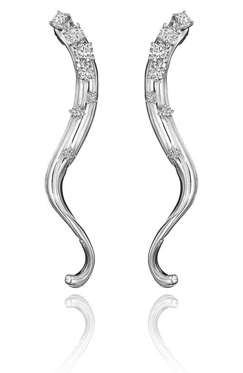 Hueb Bahia 18K White Gold Diamond Drop Earrings at Nordstrom