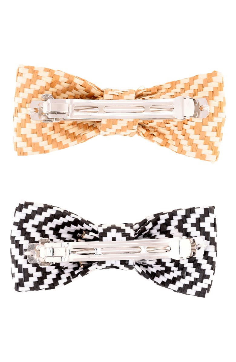 Tasha 2Pack Assorted Bow Barrettes Nordstrom