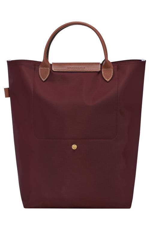 Shop Longchamp Medium Le Pliage Original Tote Bag In Burgundy