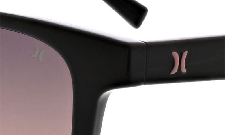 Hurley 51mm Square Sunglasses In Black