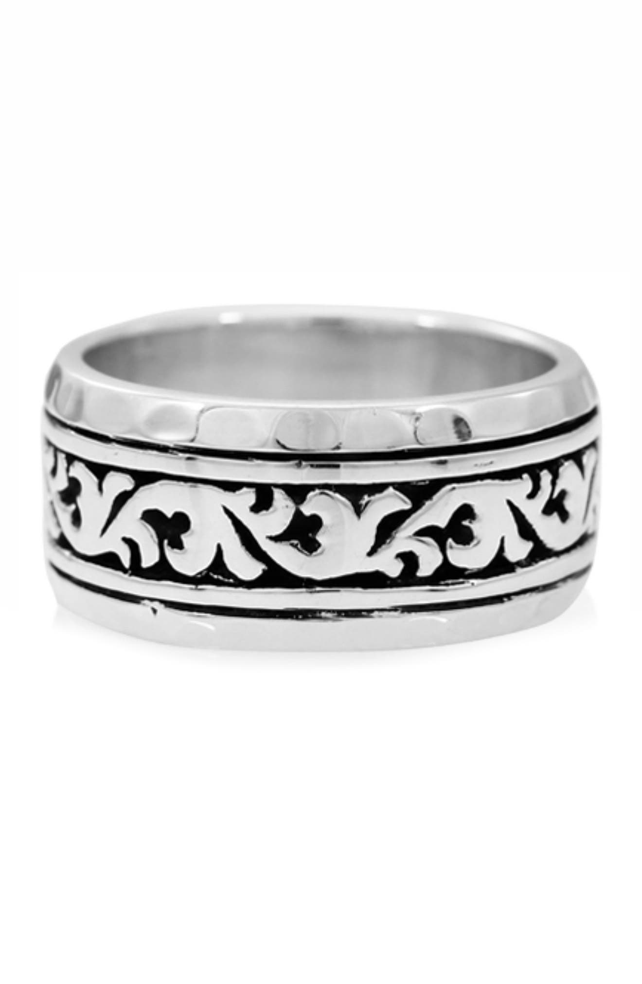 Lois Hill Sterling Silver Filigree Design Band Ring
