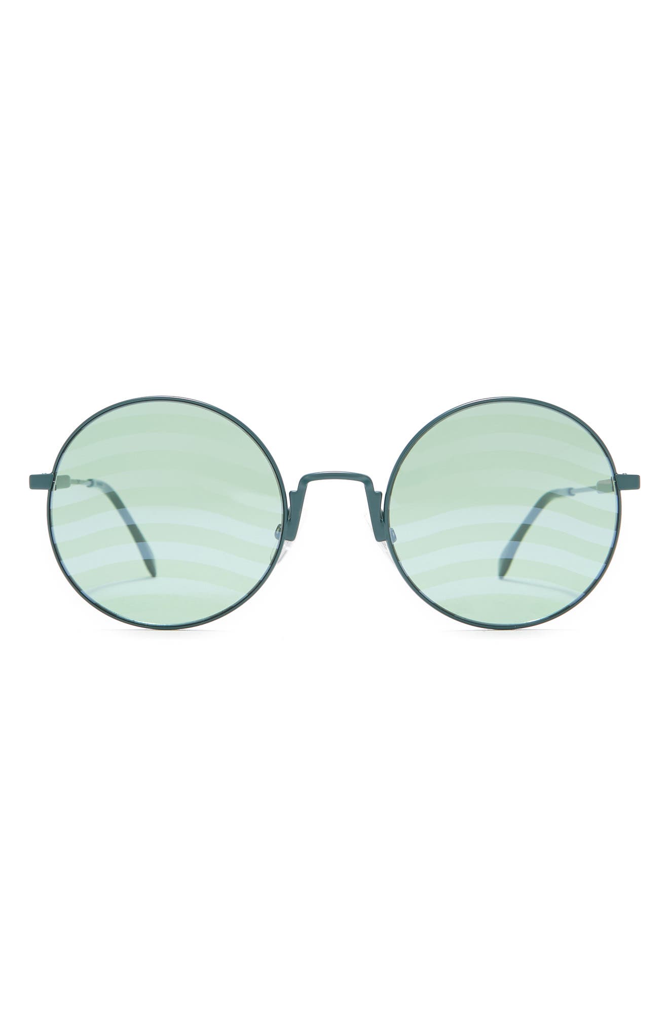 fendi 53mm round sunglasses