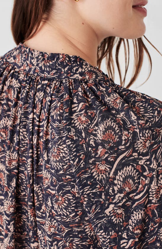 Faherty Portia Top In Artisan Block Print