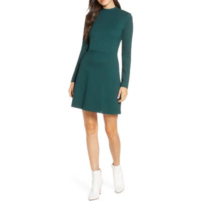 French Connection Lula Long Sleeve Knit Minidress