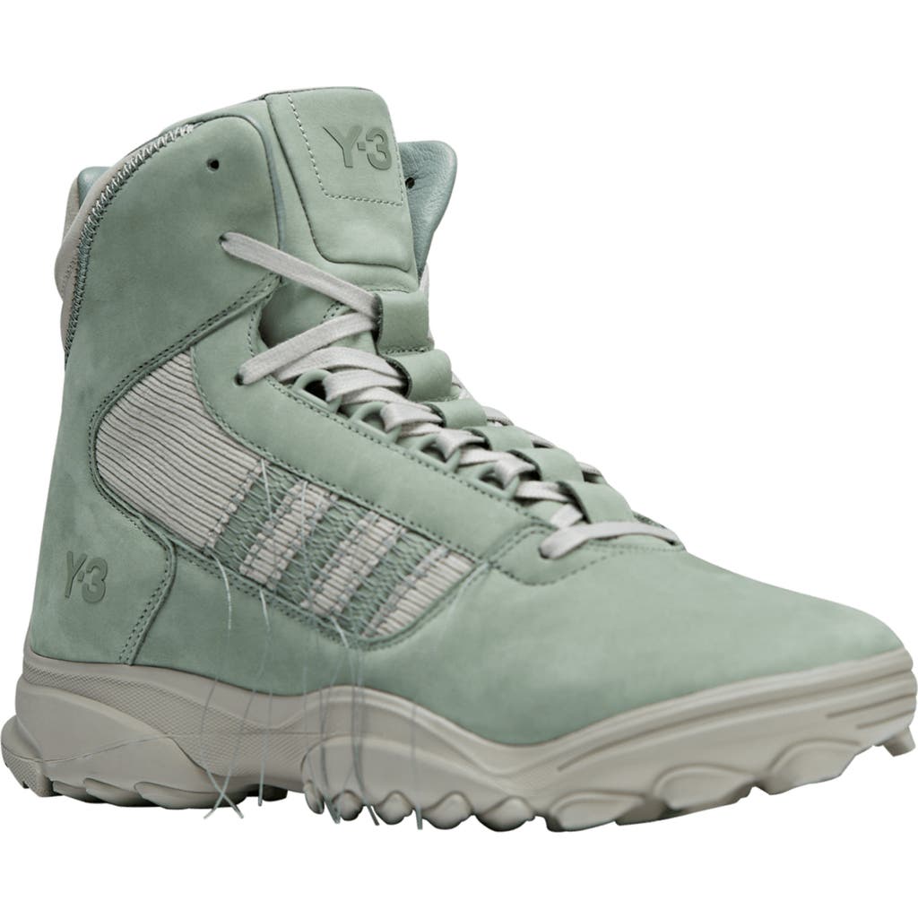 Y-3 Gender Inclusive Gsg9 Sneaker In Silver Green/light Brown