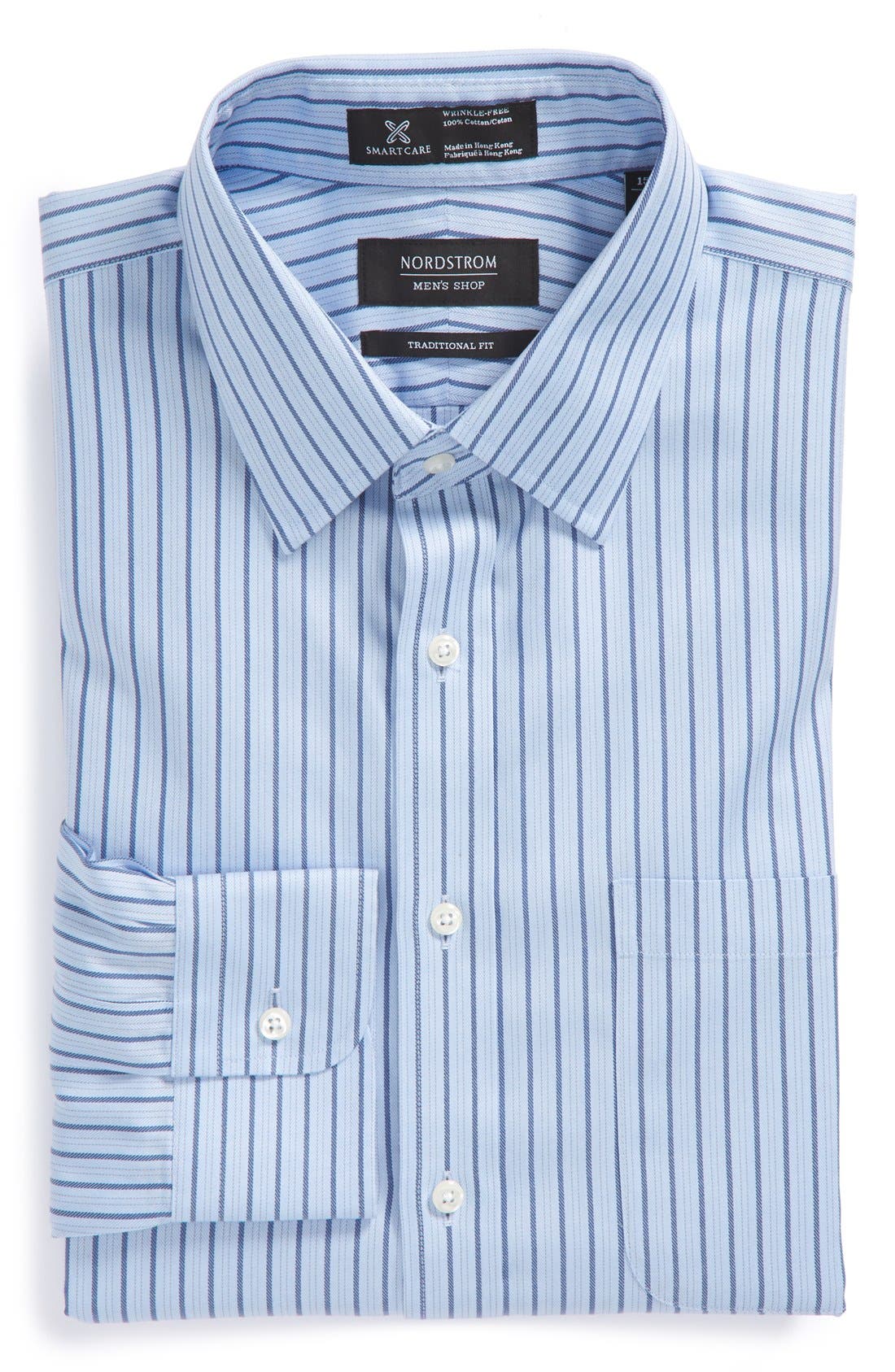 Nordstrom Smartcare™ Traditional Fit Stripe Dress Shirt Nordstrom