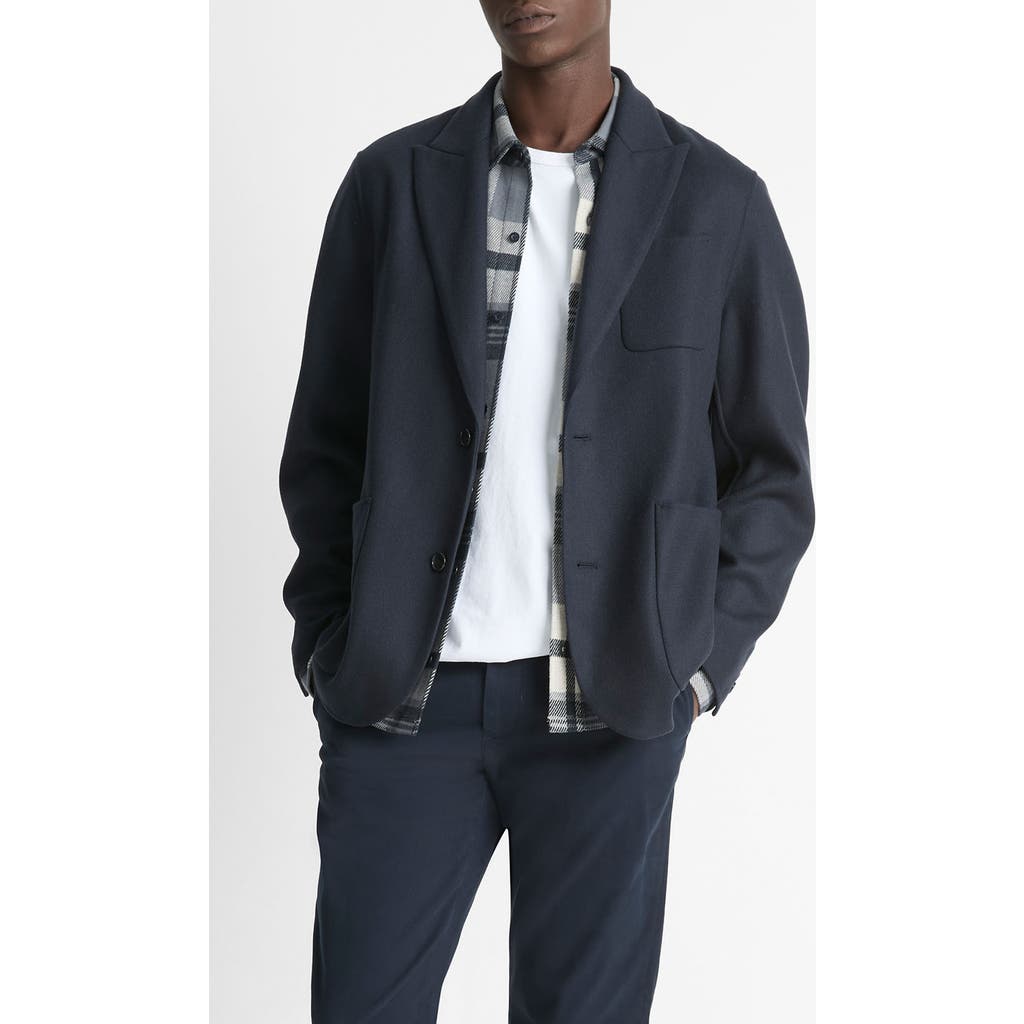 Vince Splittable Wool Blend Sport Coat In Coastal
