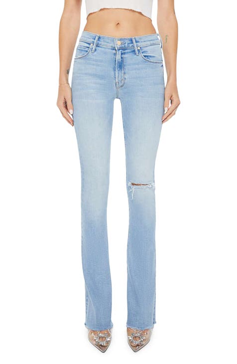 Sofia Jeans Women's Melisa Flare High Rise Split Hem Jeans