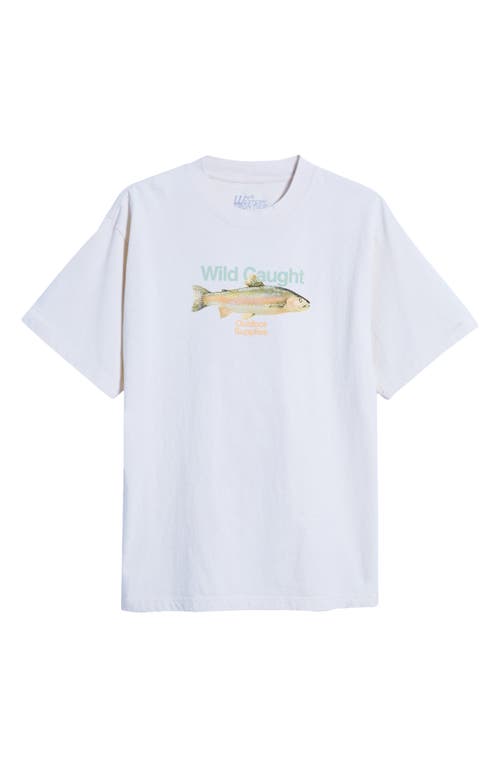 Shop Id Supply Co Wild Caught Graphic T-shirt In Cream Body