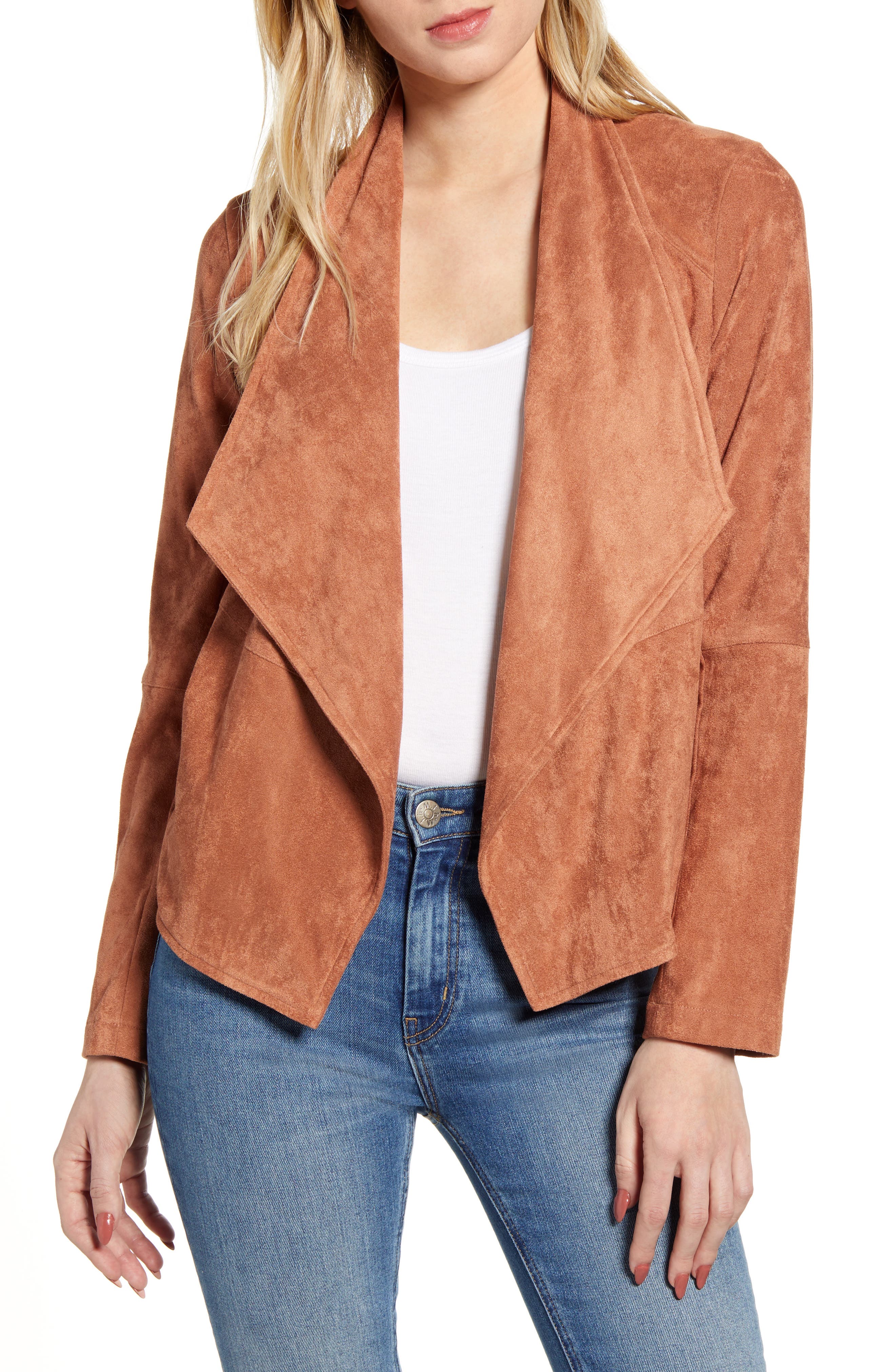 nordstrom faux suede jacket