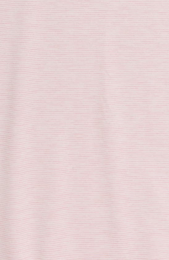 Shop Johnston & Murphy Kids' Micro Stripe Polo In Pink
