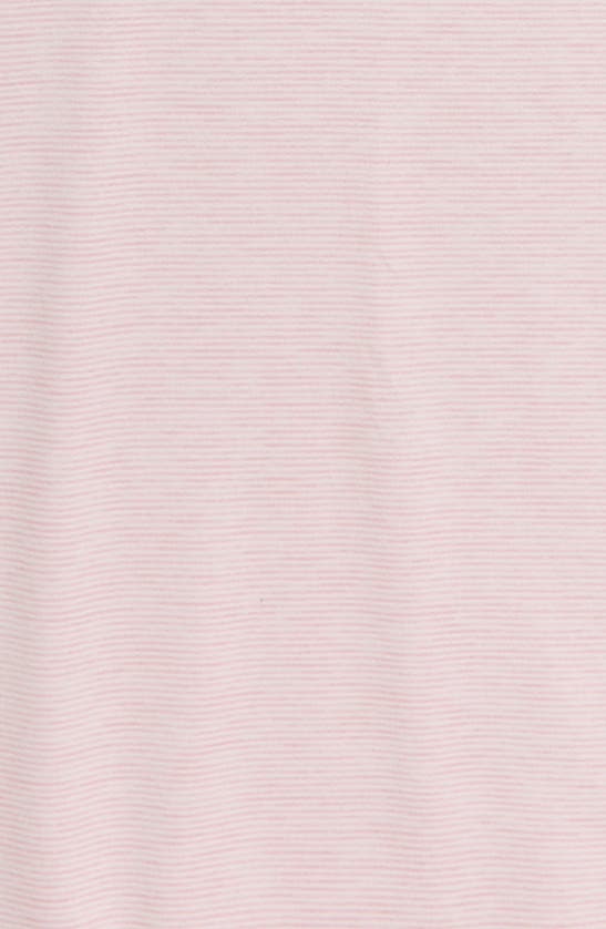 Johnston & Murphy Kids' Micro Stripe Polo In Pink