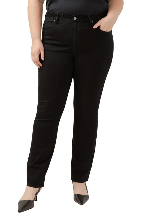 Shop Jag Jeans Ruby Straight Leg Jeans In Black