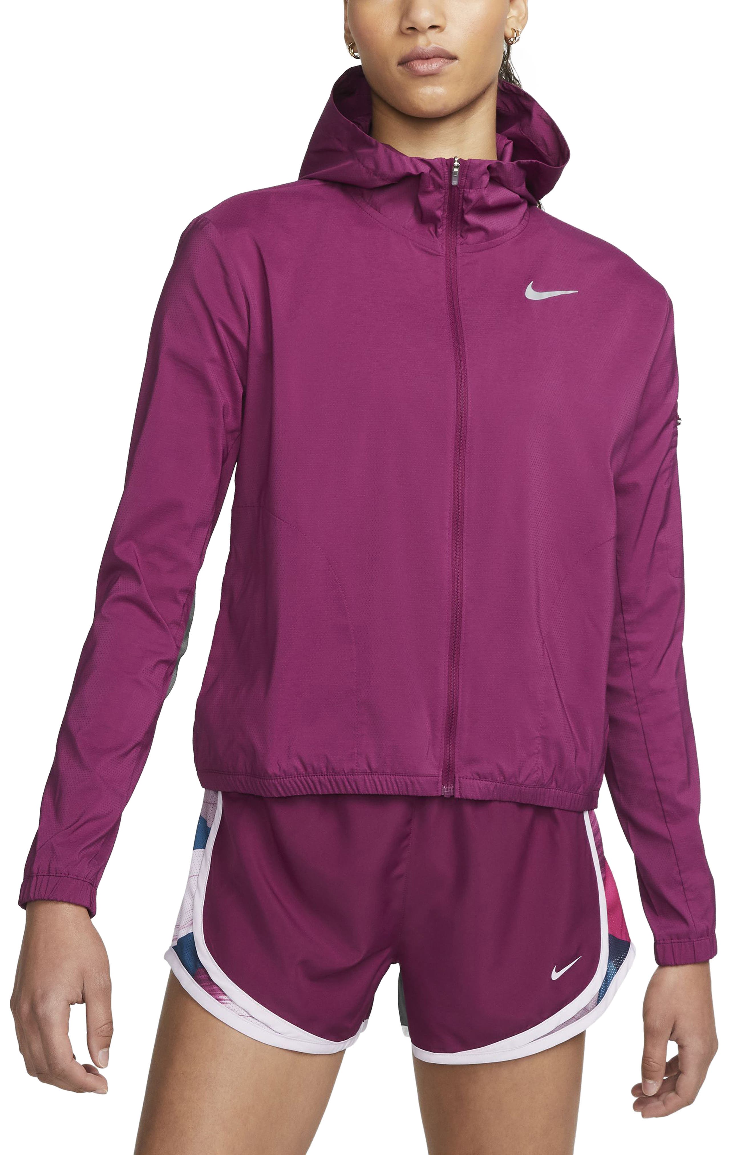 nike running impossibly light packable ripstop hooded jacket