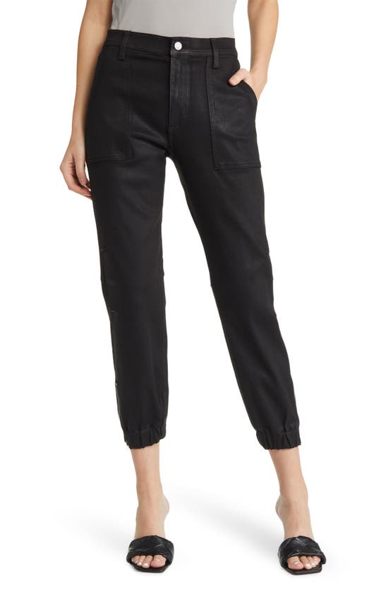7 For All Mankind Slim Coated Denim Joggers In Cba