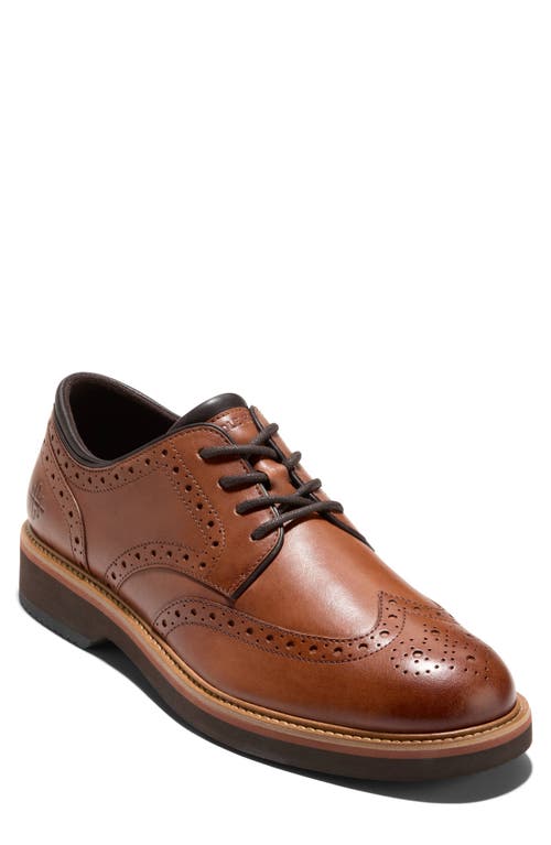 Cole Haan American Classics Montrose Wingtip Derby In Ch British Tan/java