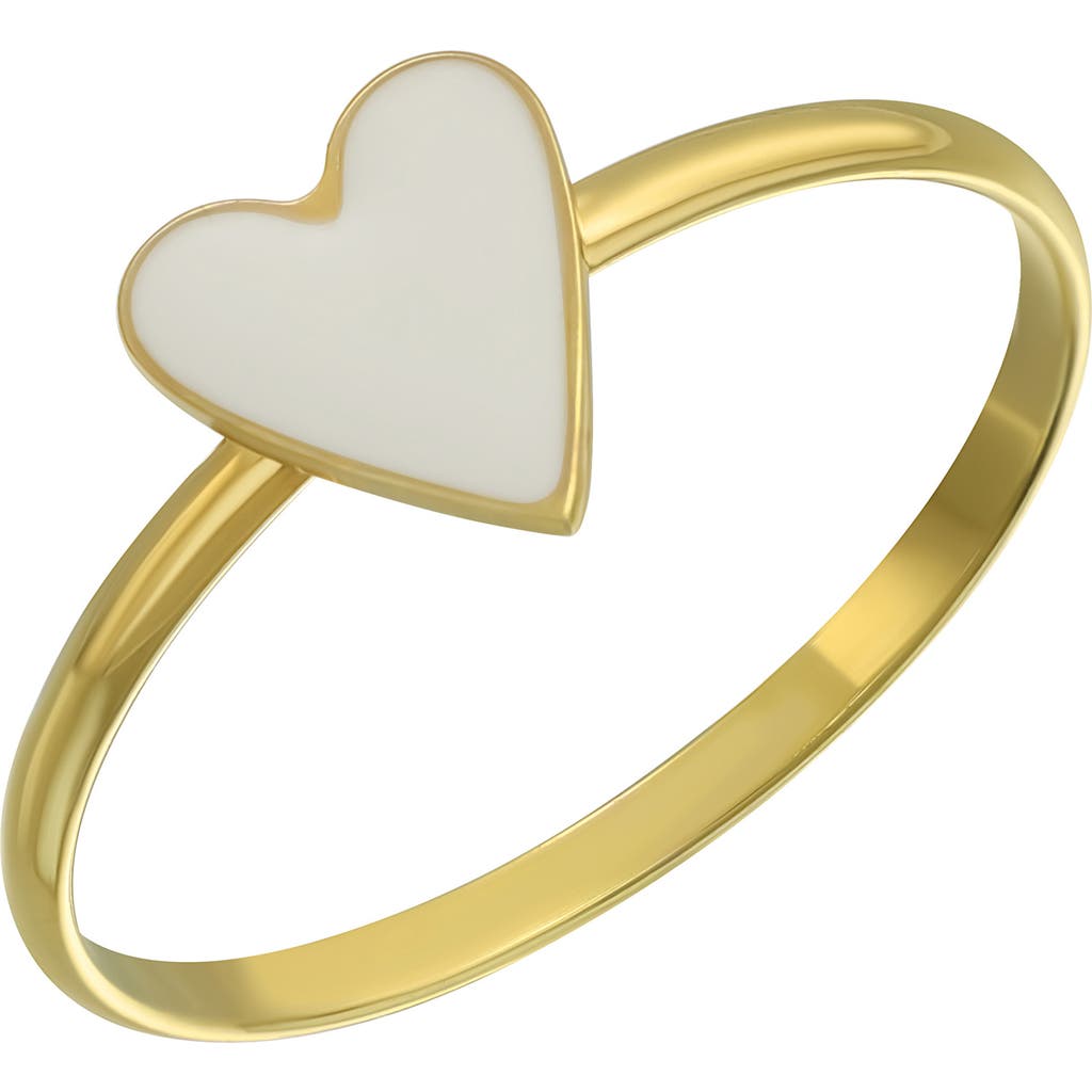 Bony Levy 14k Gold Stacking Heart Ring In 14k Yellow Gold