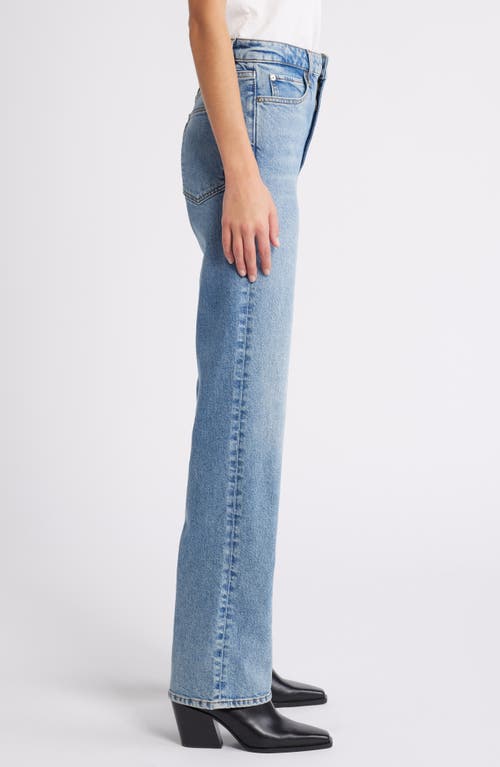 Shop Frame The Ruler High Waist Straight Leg Jeans In Indio