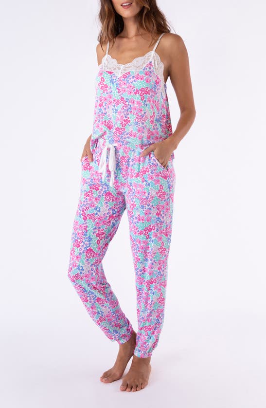 Shop Pj Salvage Beach Bouquet Pajamas In Pink