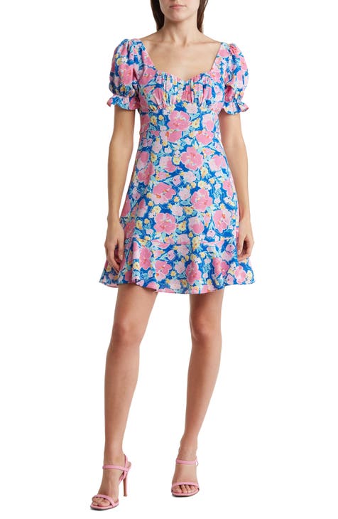 Floral Puff Sleeve Dress