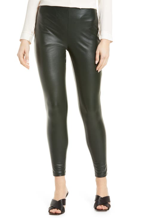 Well Known Faux Leather Leggings (Green)- FINAL SALE – Lilly's Kloset