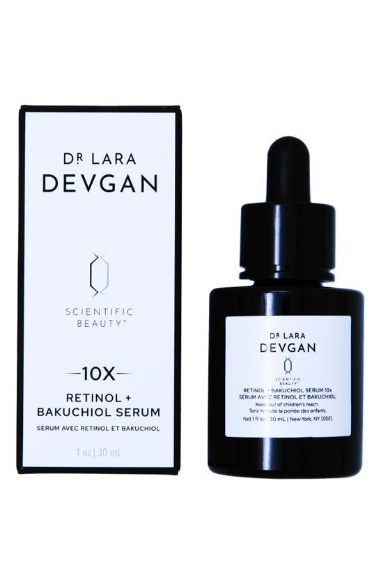 Shop Dr Lara Devgan Retinol + Bakchiol Serum, 1 oz In 10x