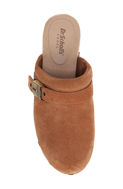 Dr. Scholl's Women's Original Joy Platform Clogs In Honey Brown