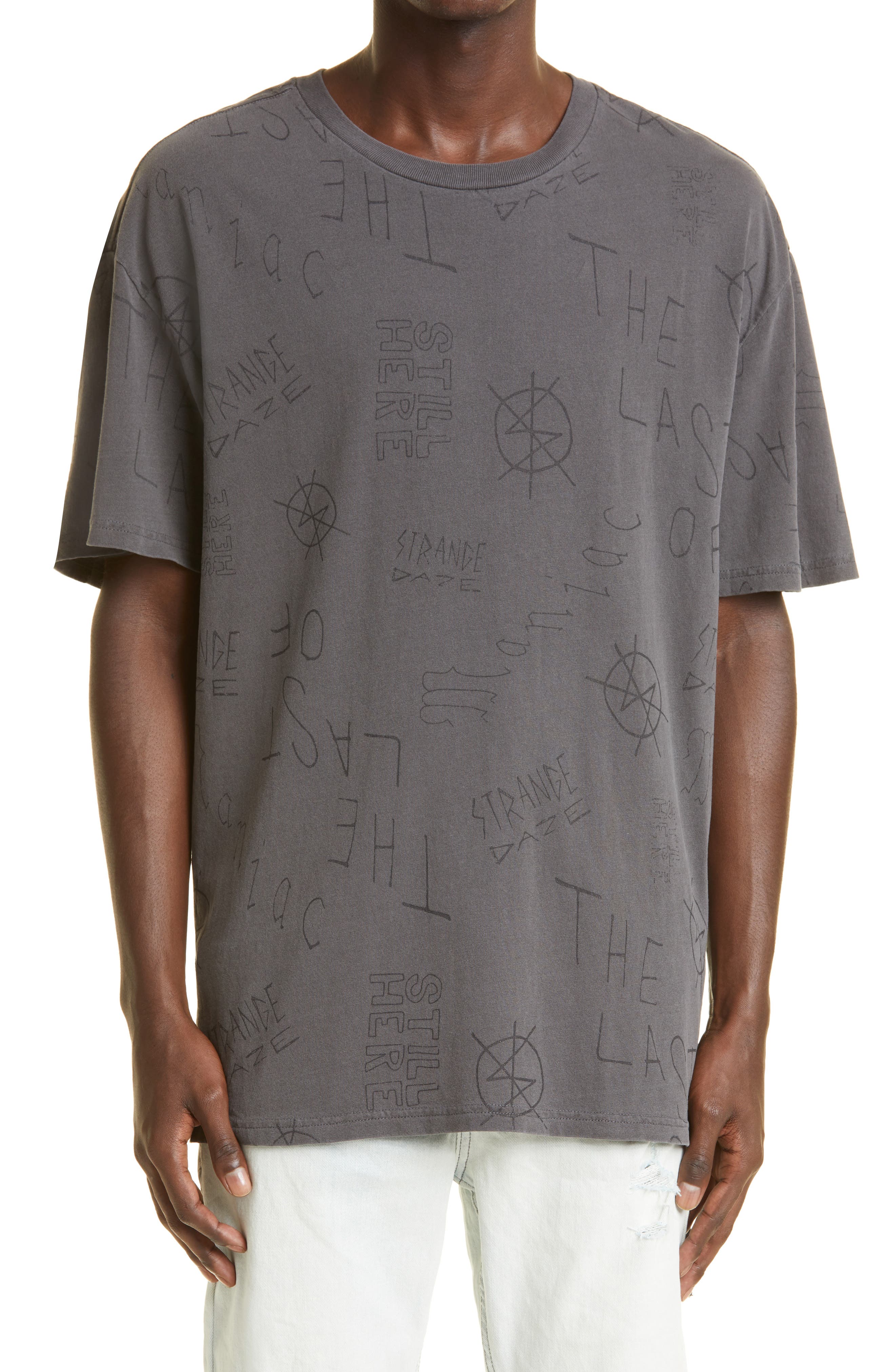 Ksubi Men's Nowhere Biggie Faded Cotton Graphic Tee in Black at Nordstrom, Size Large