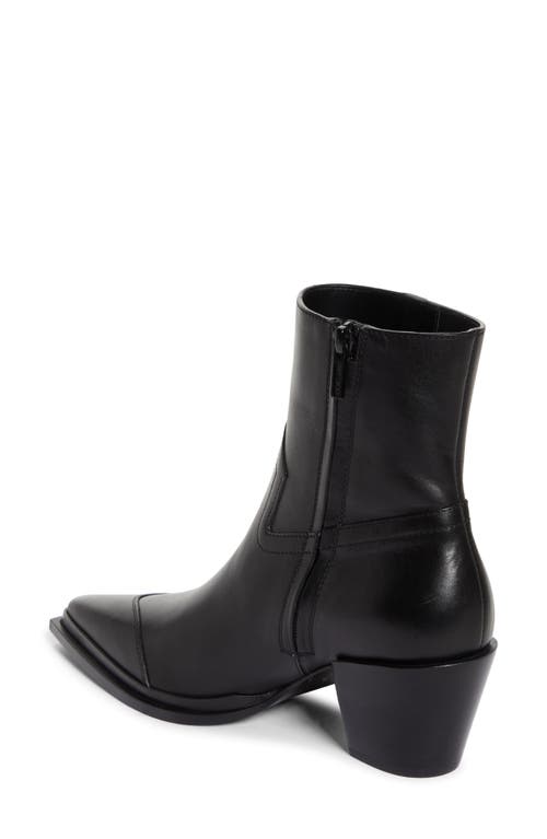 Jimmy Choo Black Leather Boots In Black