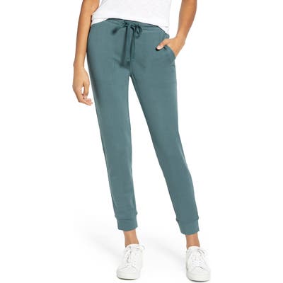 Lou & Grey Signaturesoft Plush Upstate Sweatpants, Blue/green