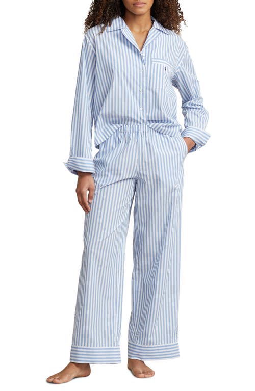 Polo Ralph Lauren Cotton Poplin Pajamas Stripes at Nordstrom,