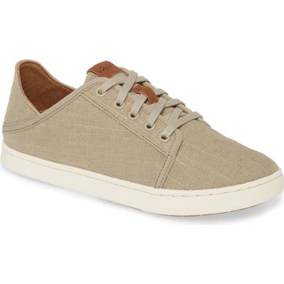 Olukai Pehuea Li Convertible Sneaker, Grey