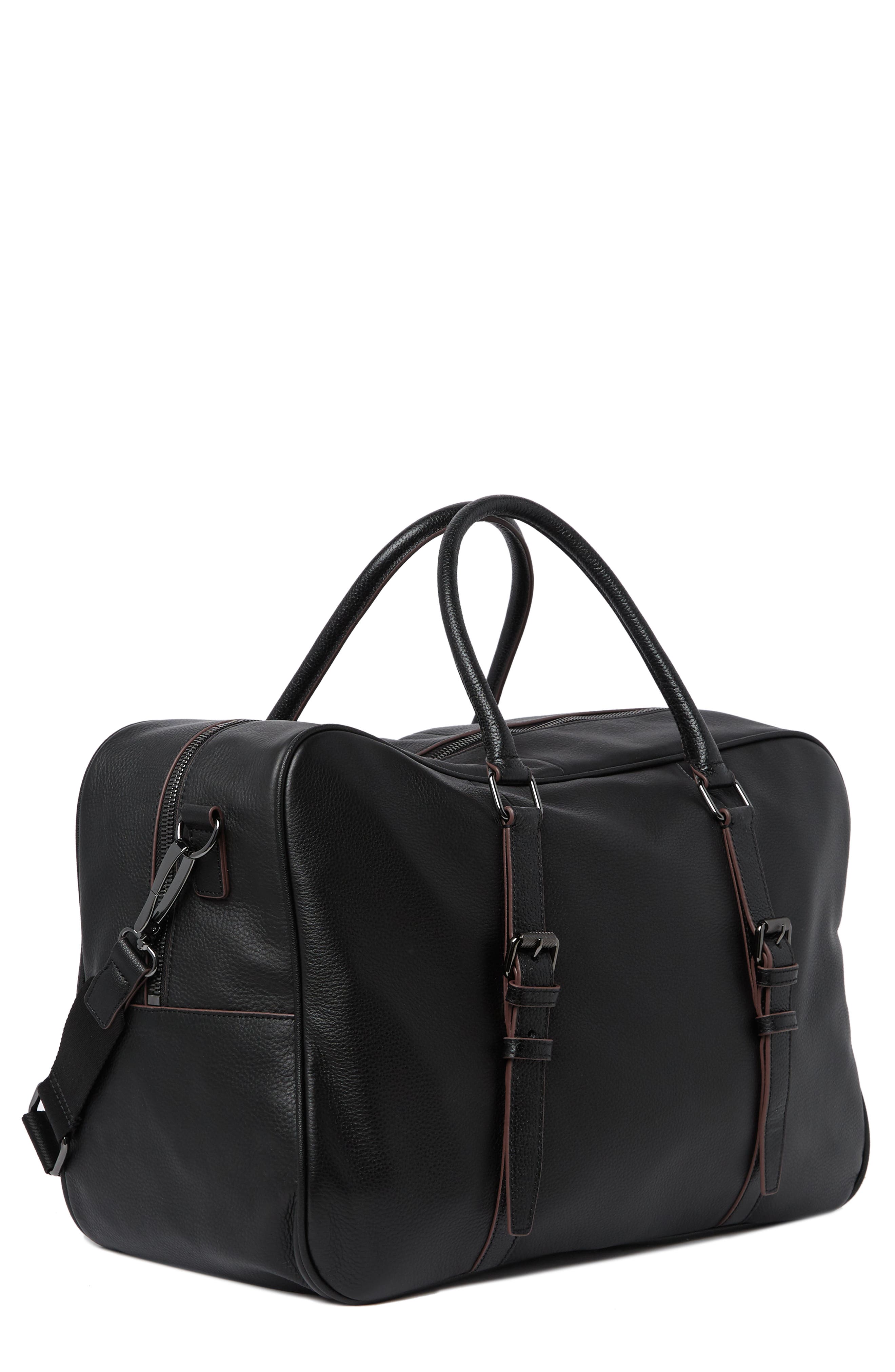 ted baker leather duffle bag