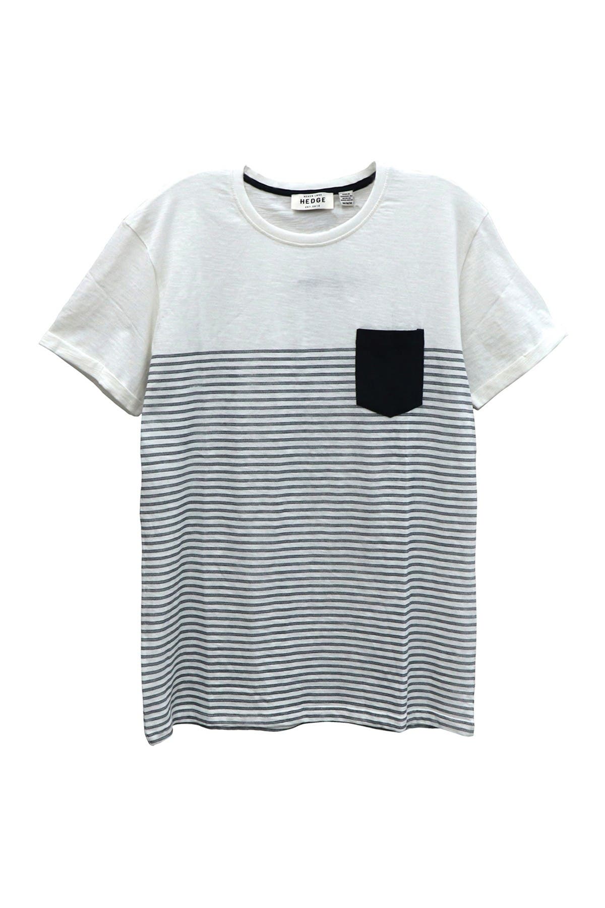 Hedge Colorblock Stripe T-shirt In 24wo Offwh
