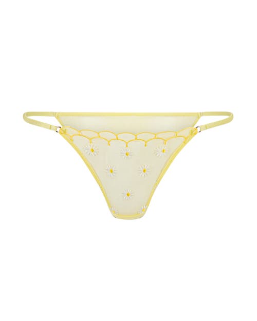 Adore Me Bettie Brazilian Panties In Light Yellow