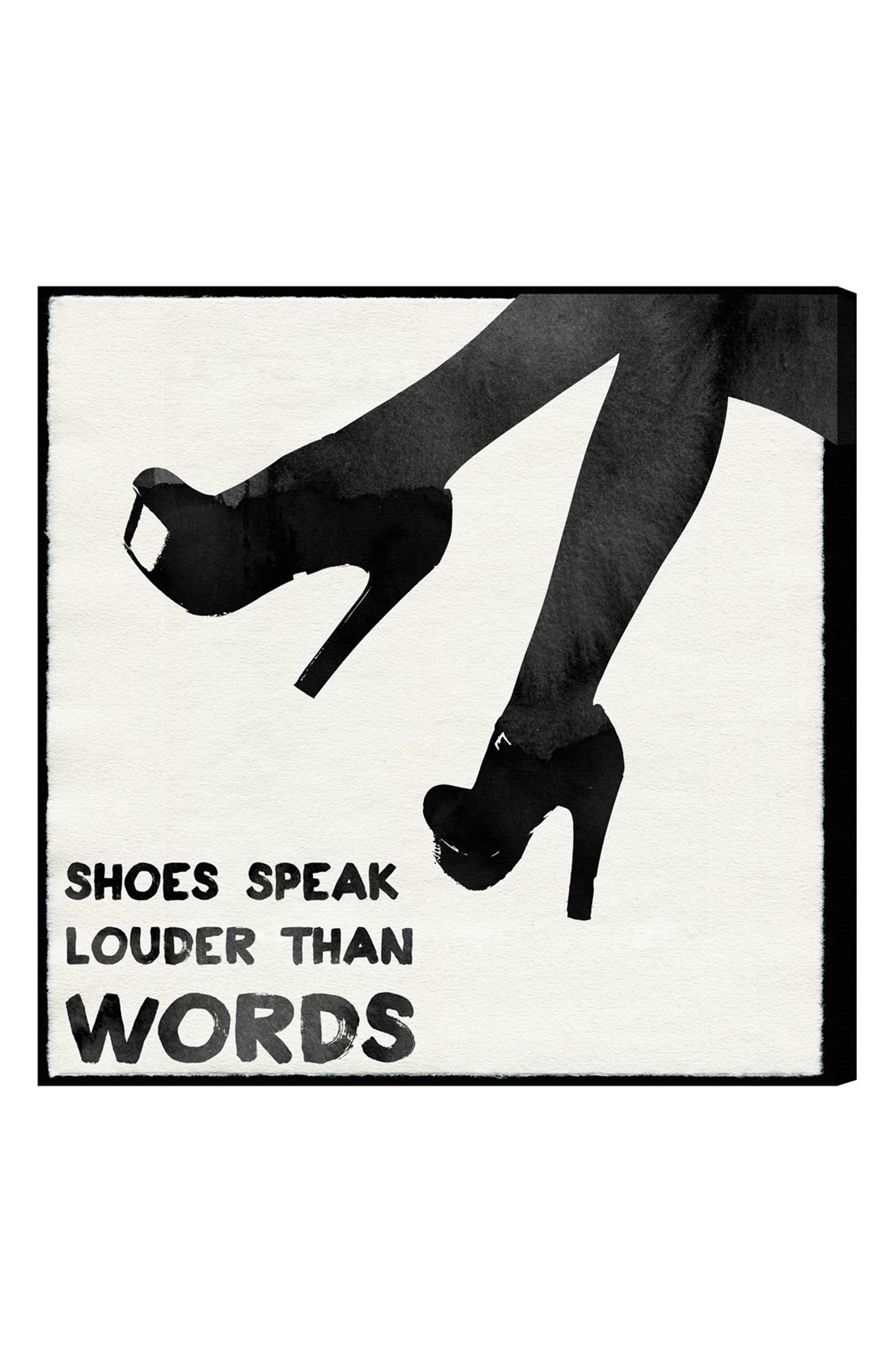 Oliver Gal 'Shoes Speak Louder than Words' Wall Art | Nordstrom
