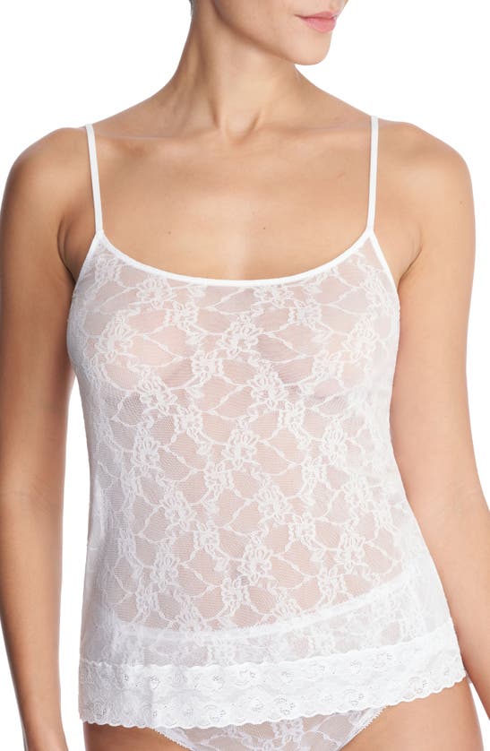 Shop Natori Bliss Allure Lace Camisole In White