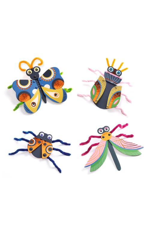 Djeco 3D Collage Fuzzy Bugs Playset in Multi at Nordstrom