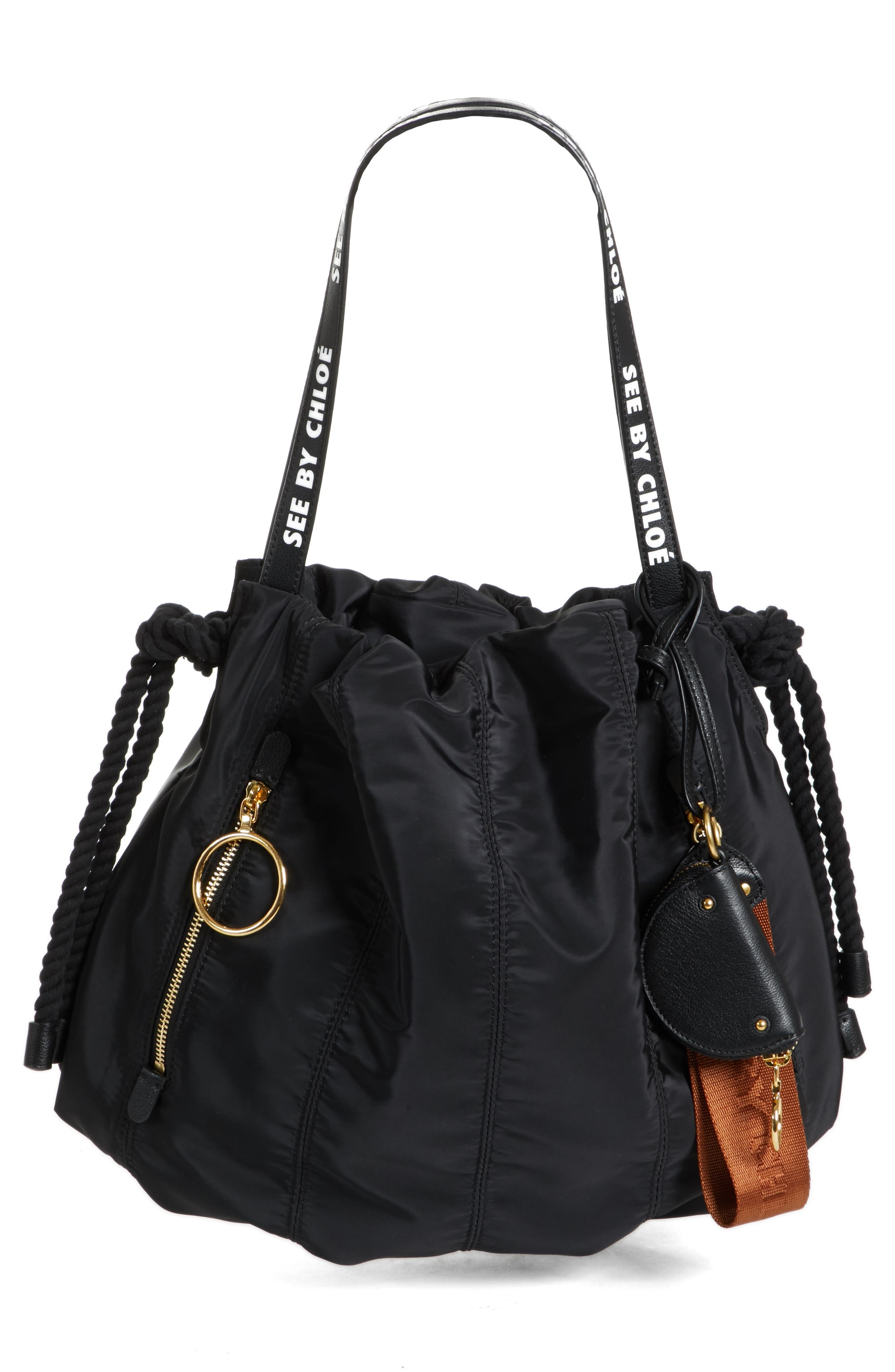 see by chloe flo nylon tote