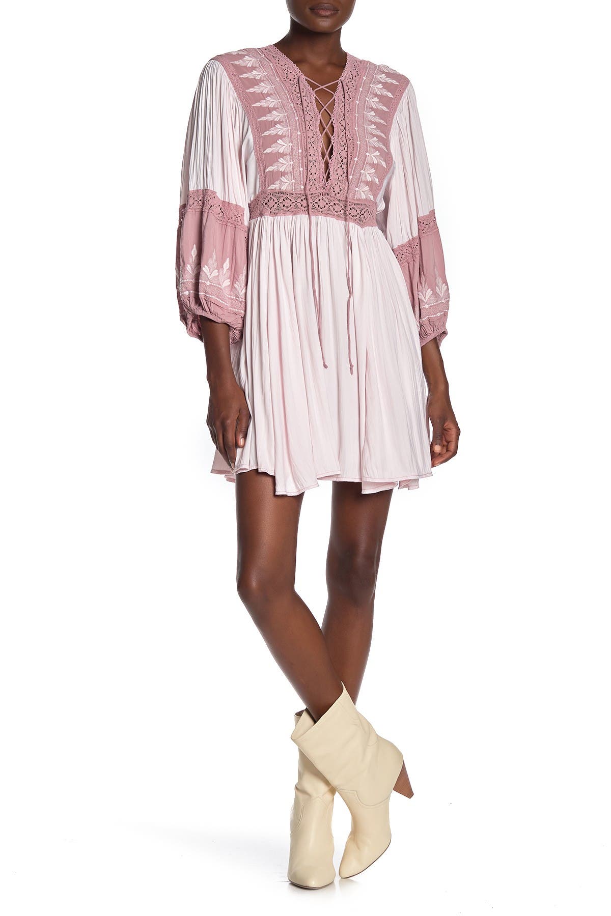 free people turn turn mini dress