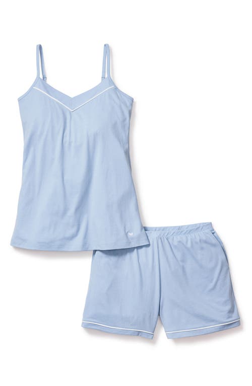 PETITE PLUME PETITE PLUME SYLVIE LUXE PIMA COTTON SHORT PAJAMAS