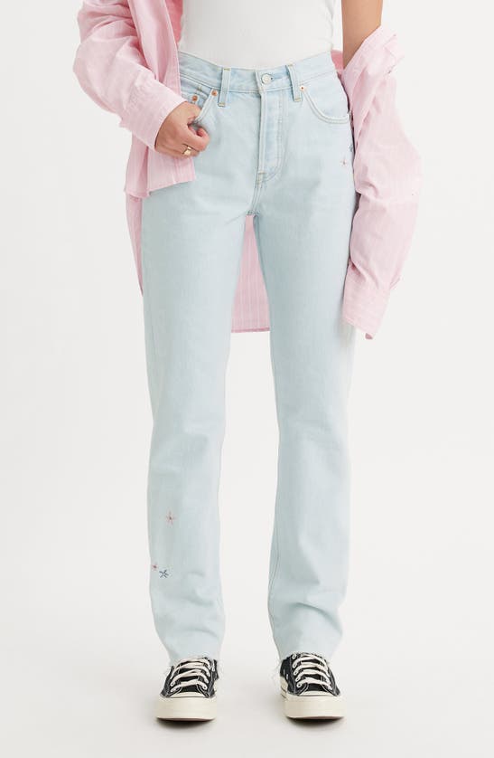 Shop Levi's® 501® Original High Waist Straight Leg Jeans In Blossom Garden