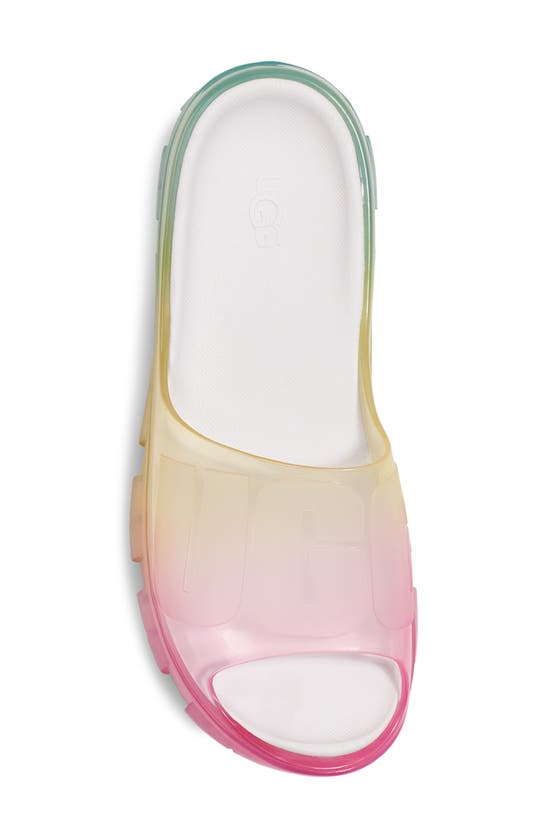 Ugg Jella Watercolors Clear Slide In Rainbow Blend | ModeSens