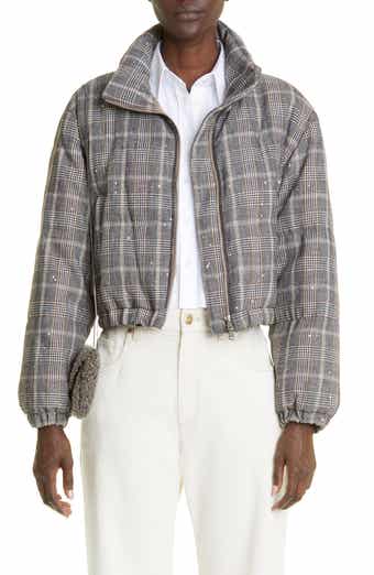LV Monogram Boyhood Puffer Jacket 1A5PFB  Puffer jacket style, Grey puffer  jacket, Jackets