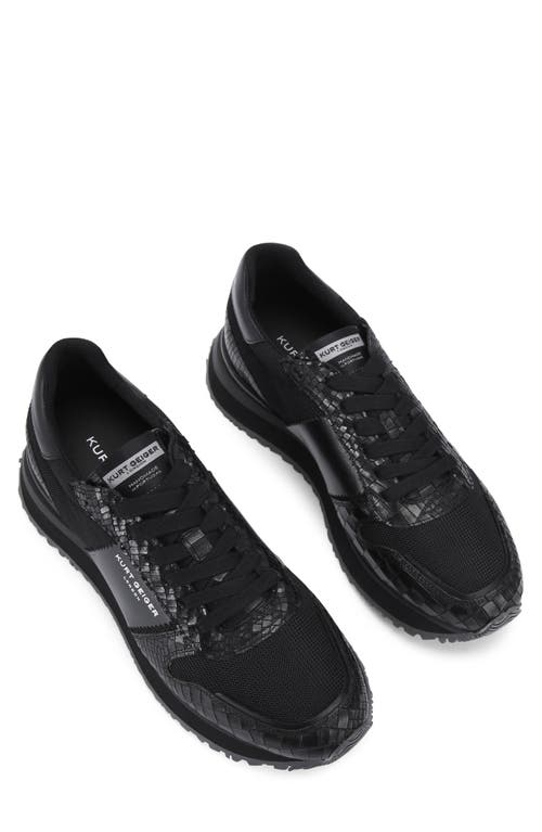 Kurt Geiger London Diego Sneaker In Charcoal/black