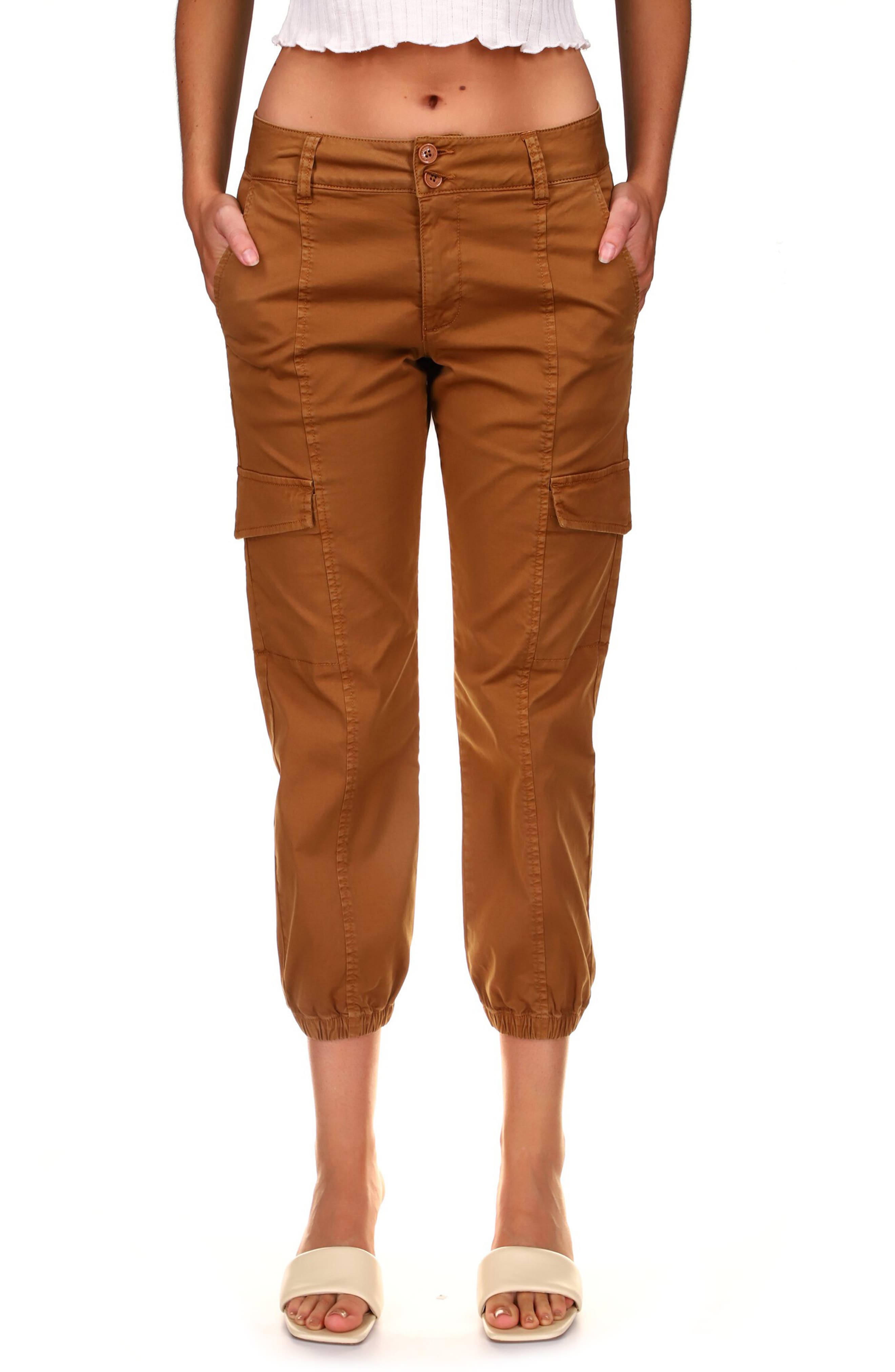 Women's Brown Cropped \u0026 Capri Pants 