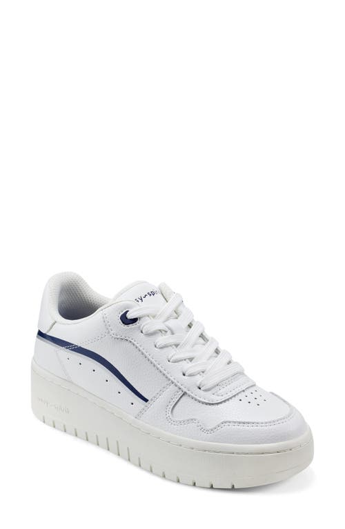 Onyx Platform Sneaker in White