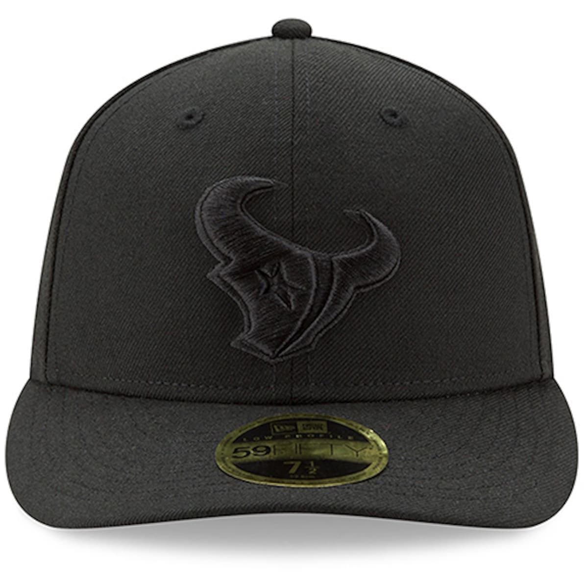 New Era NWE TEXAN BLACK NFL BLACK ON 