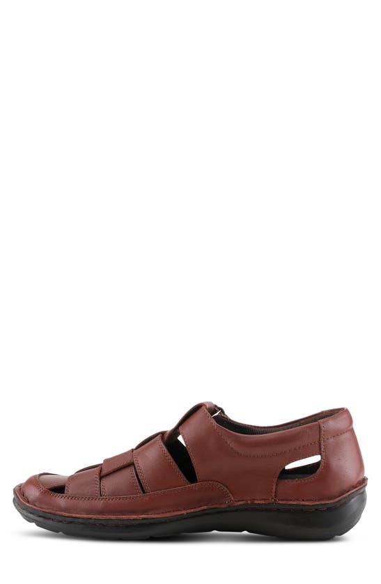 Spring Step Sandal In Cognac